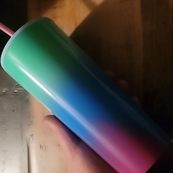 Starbucks Metal Multicolour Gradient Tumbler Cup Venti - Picture 5 of 9